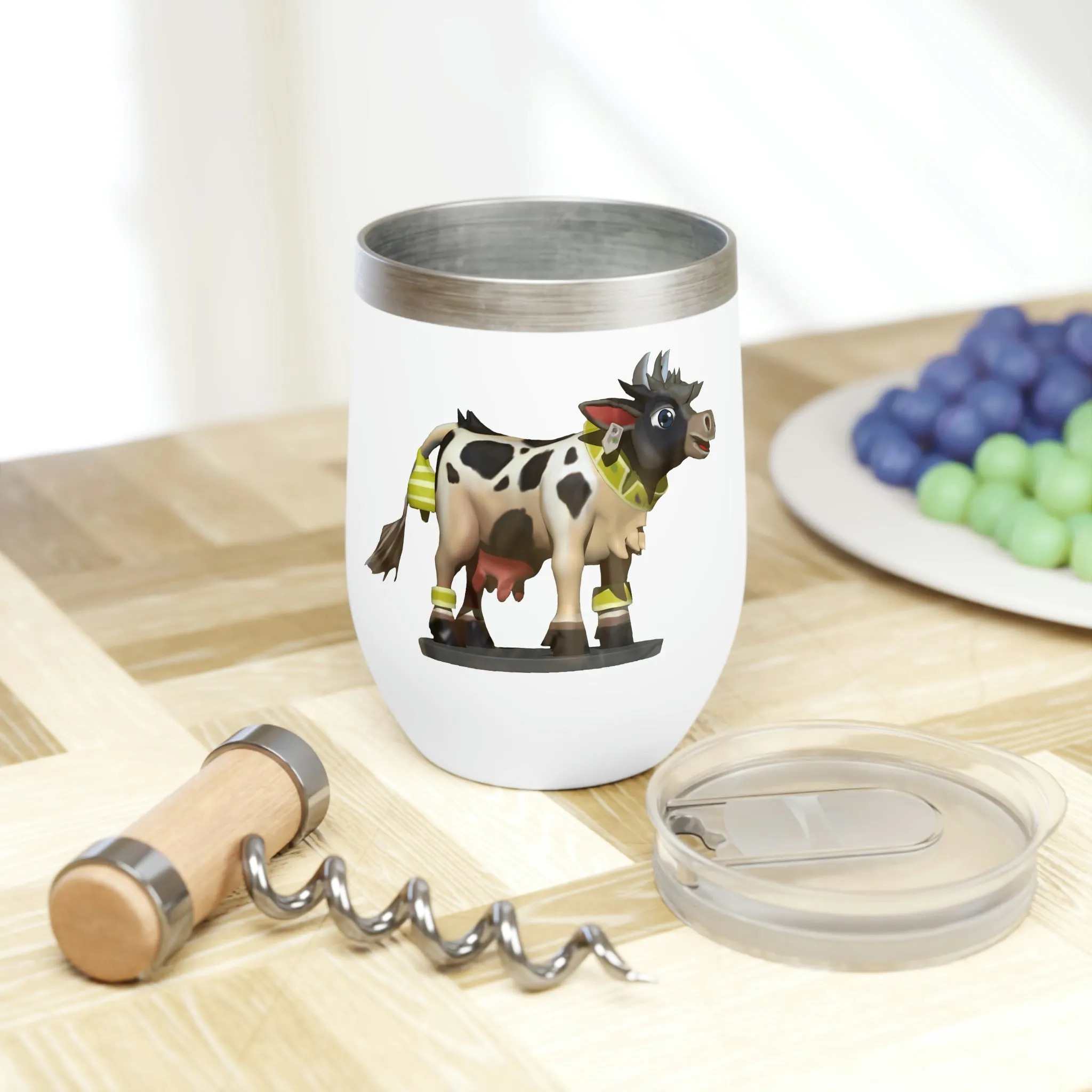 Black Cow Chill Wine Tumbler