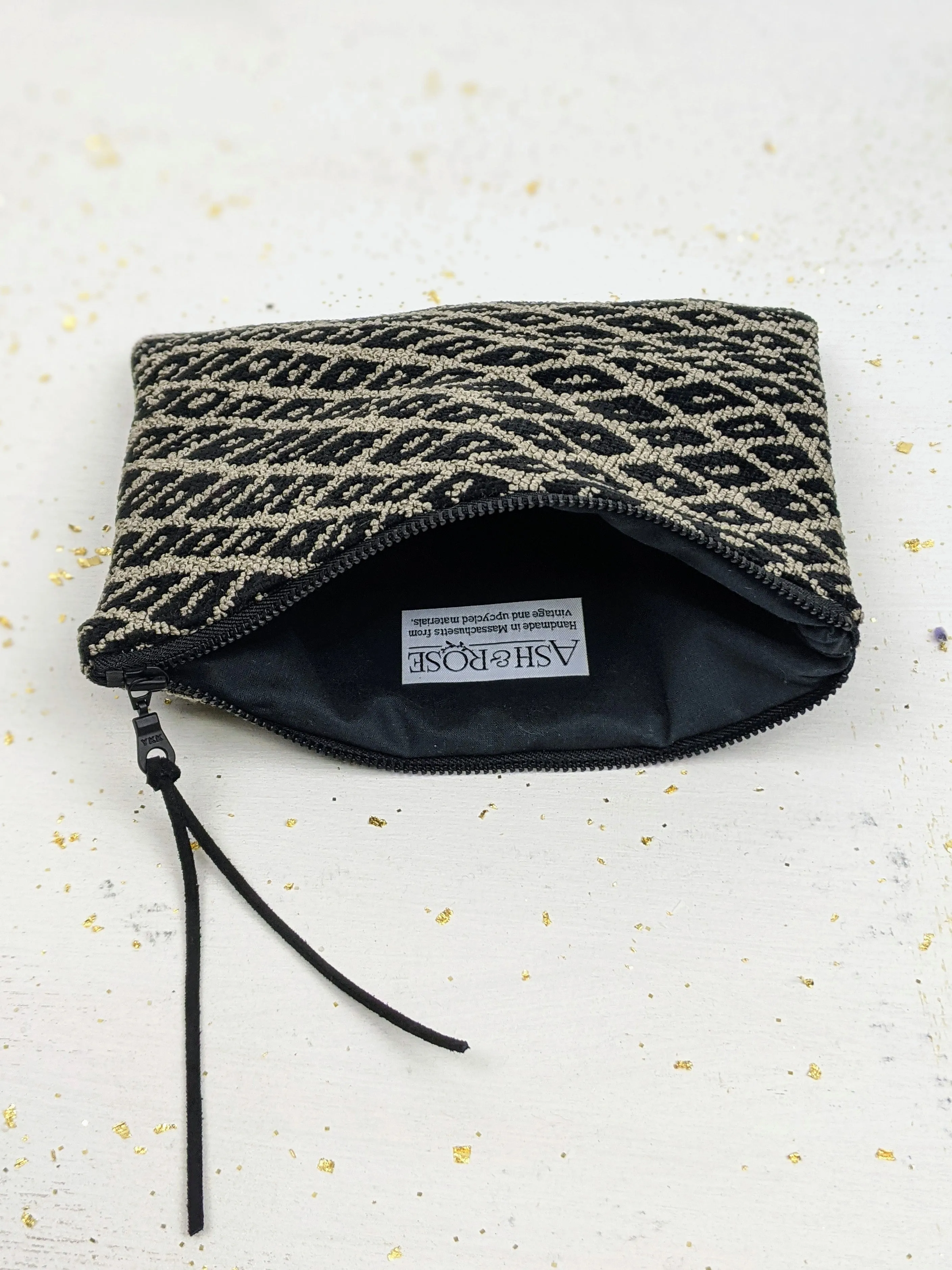 Black Diamond Needlepoint Purse