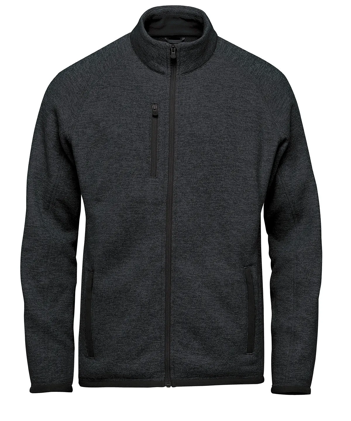 Black Heather - Avalante full-zip fleece jacket