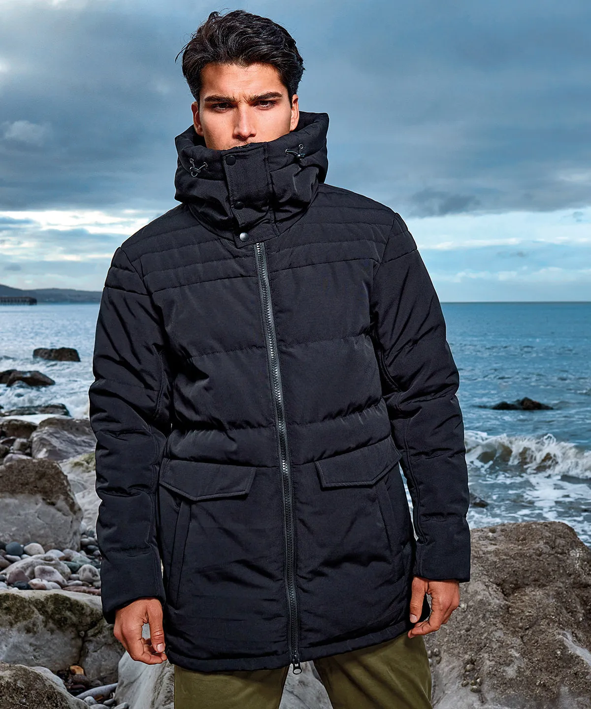 Black - Obsidian padded jacket