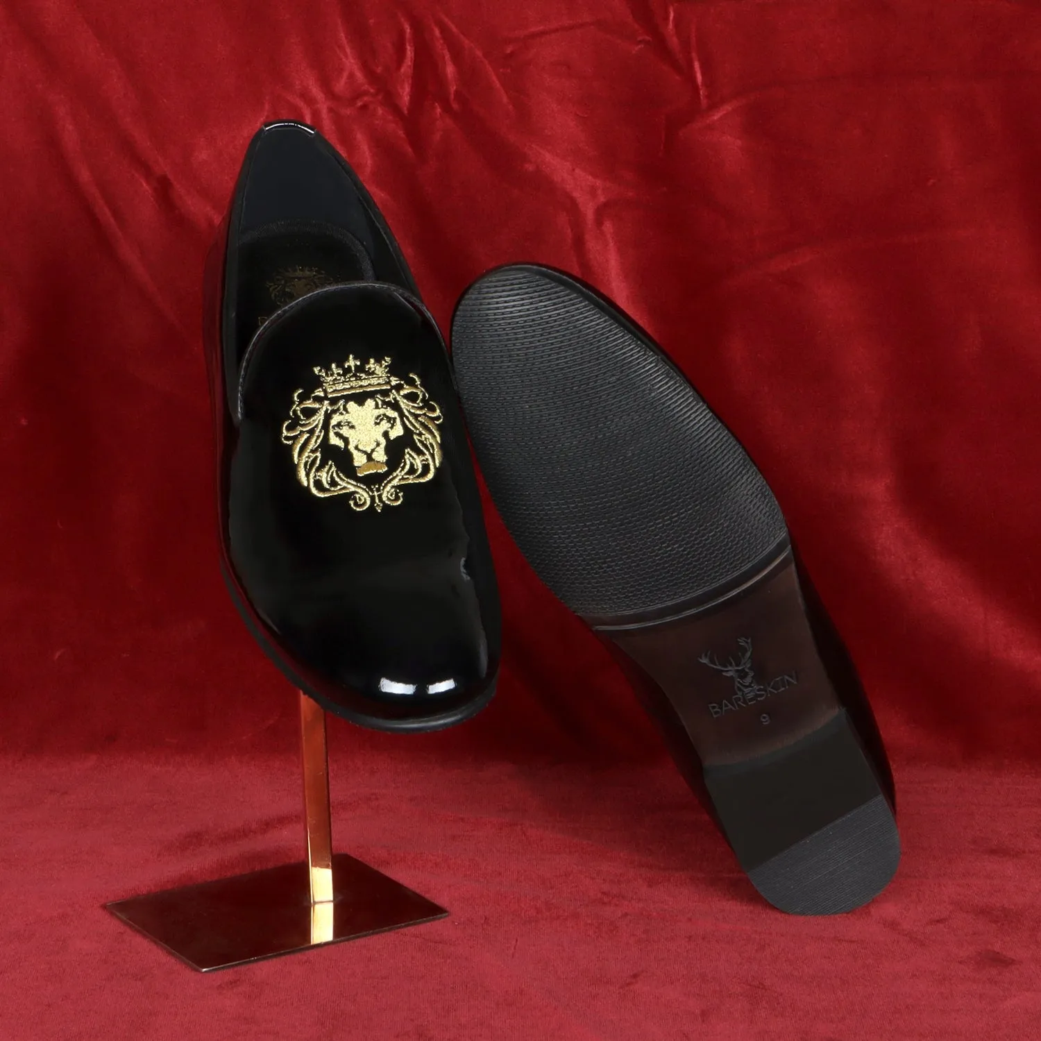 Black Patent Leather Slip-On By Brune & Bareskin