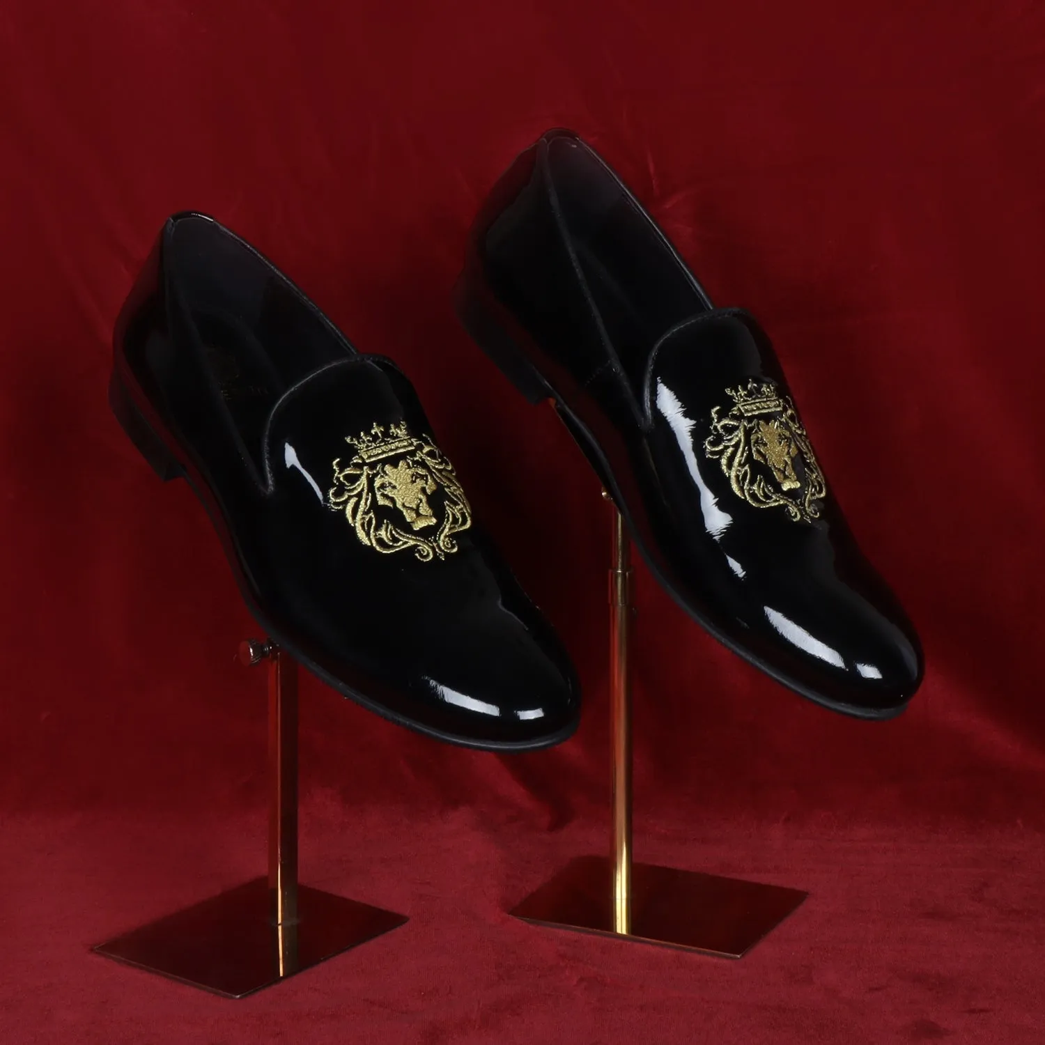 Black Patent Leather Slip-On By Brune & Bareskin