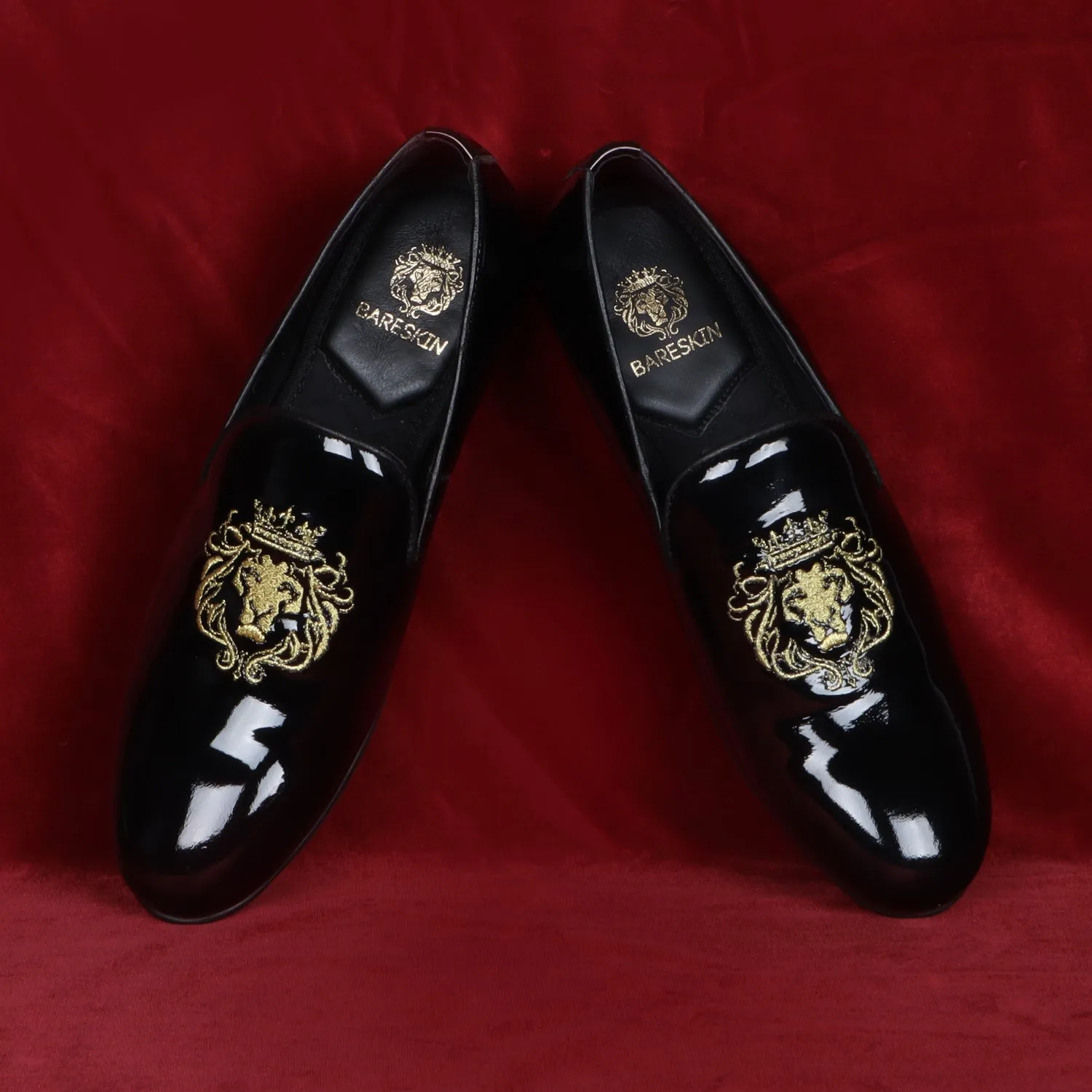 Black Patent Leather Slip-On By Brune & Bareskin