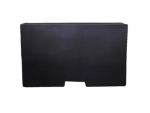 Black Rectangular Fibre Planter  RCT 02