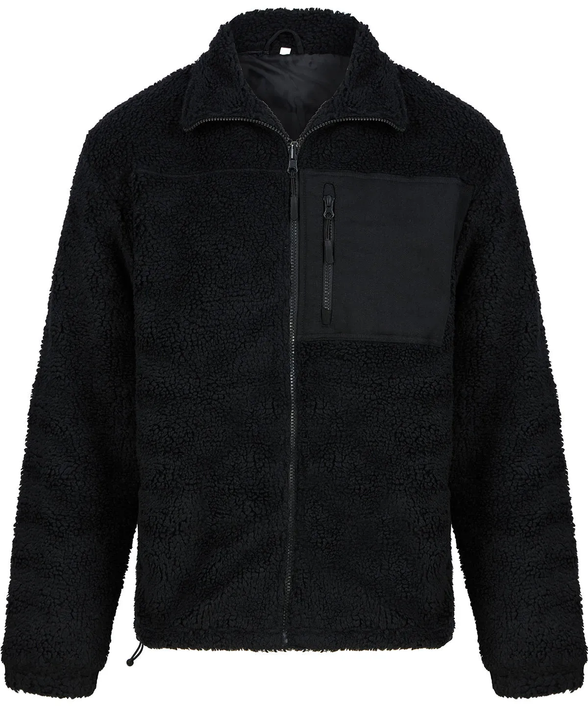 Black - Recycled sherpa fleece