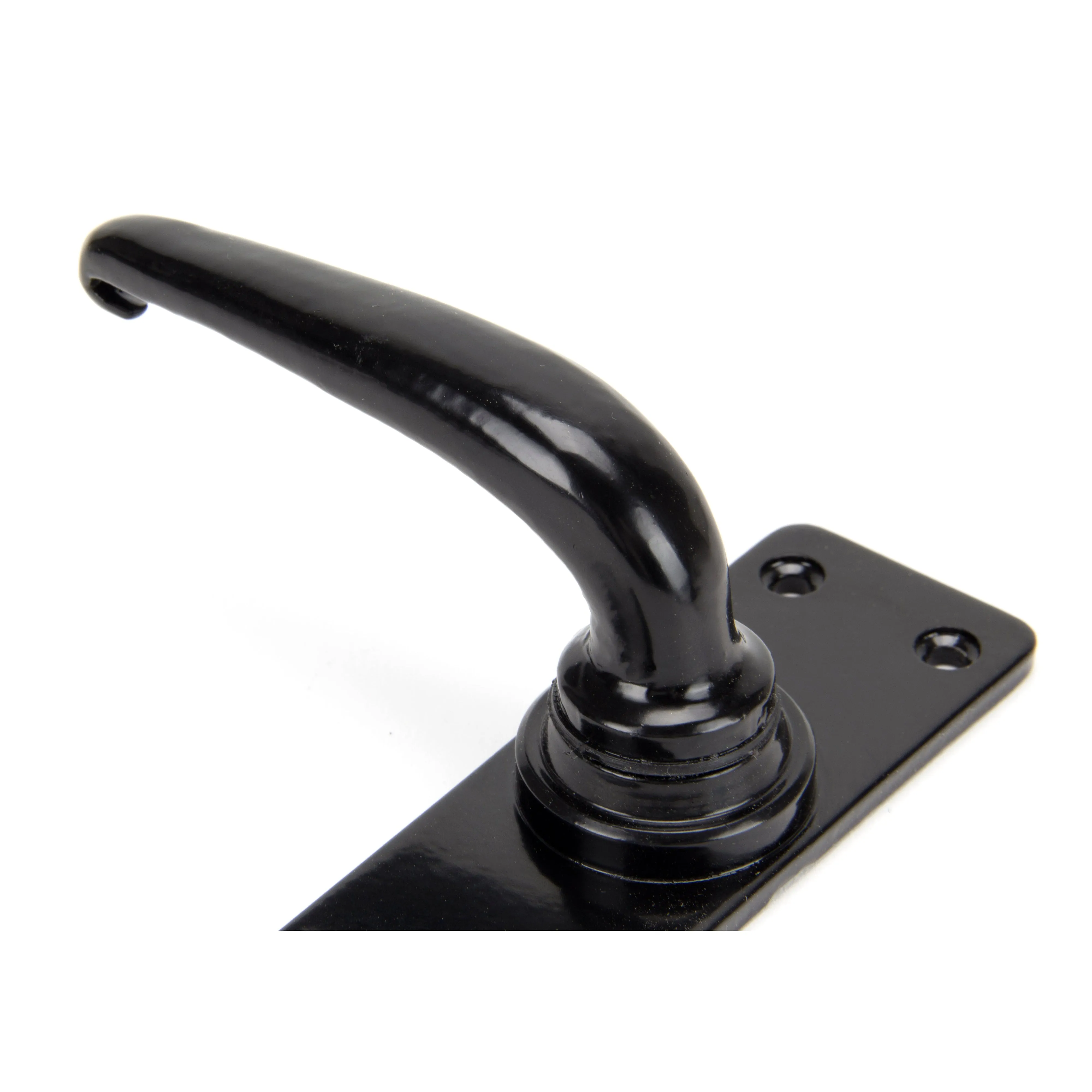 Black Smooth Lever Lock Set | From The Anvil