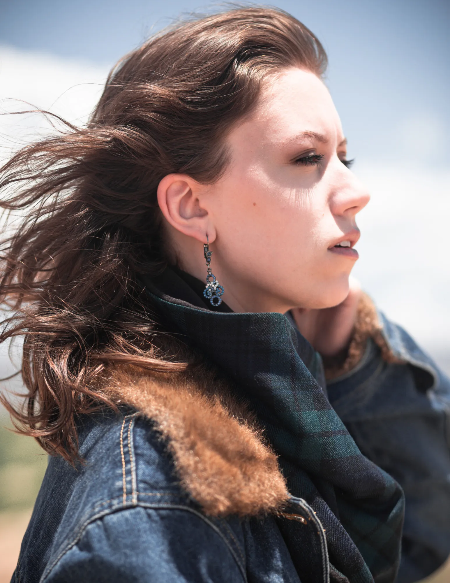 Black Watch Tartan Neck Warmer Scarf