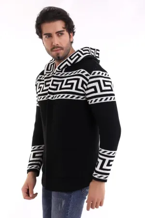 Black/White Cardigan