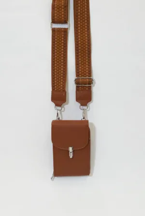 Blair Phone Bag in Tan