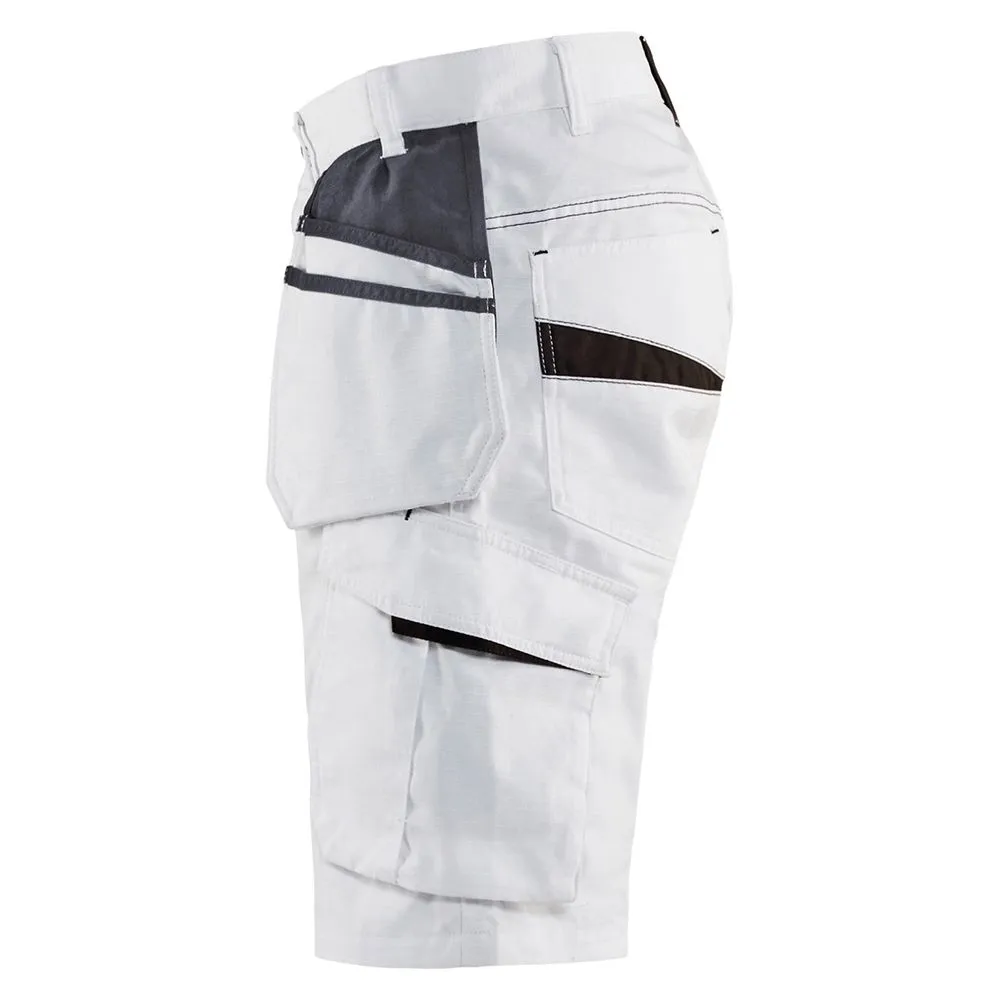 Bl&#xE5;kl&#xE4;der&#x20;1099-1330&#x20;Painter&#x20;Shorts&#x20;Stretch&#x20;-&#x20;White