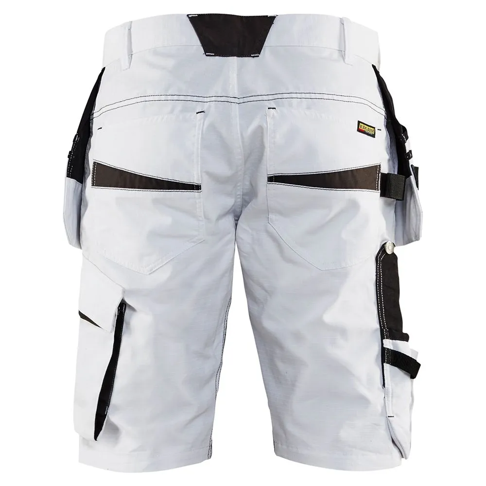 Bl&#xE5;kl&#xE4;der&#x20;1099-1330&#x20;Painter&#x20;Shorts&#x20;Stretch&#x20;-&#x20;White
