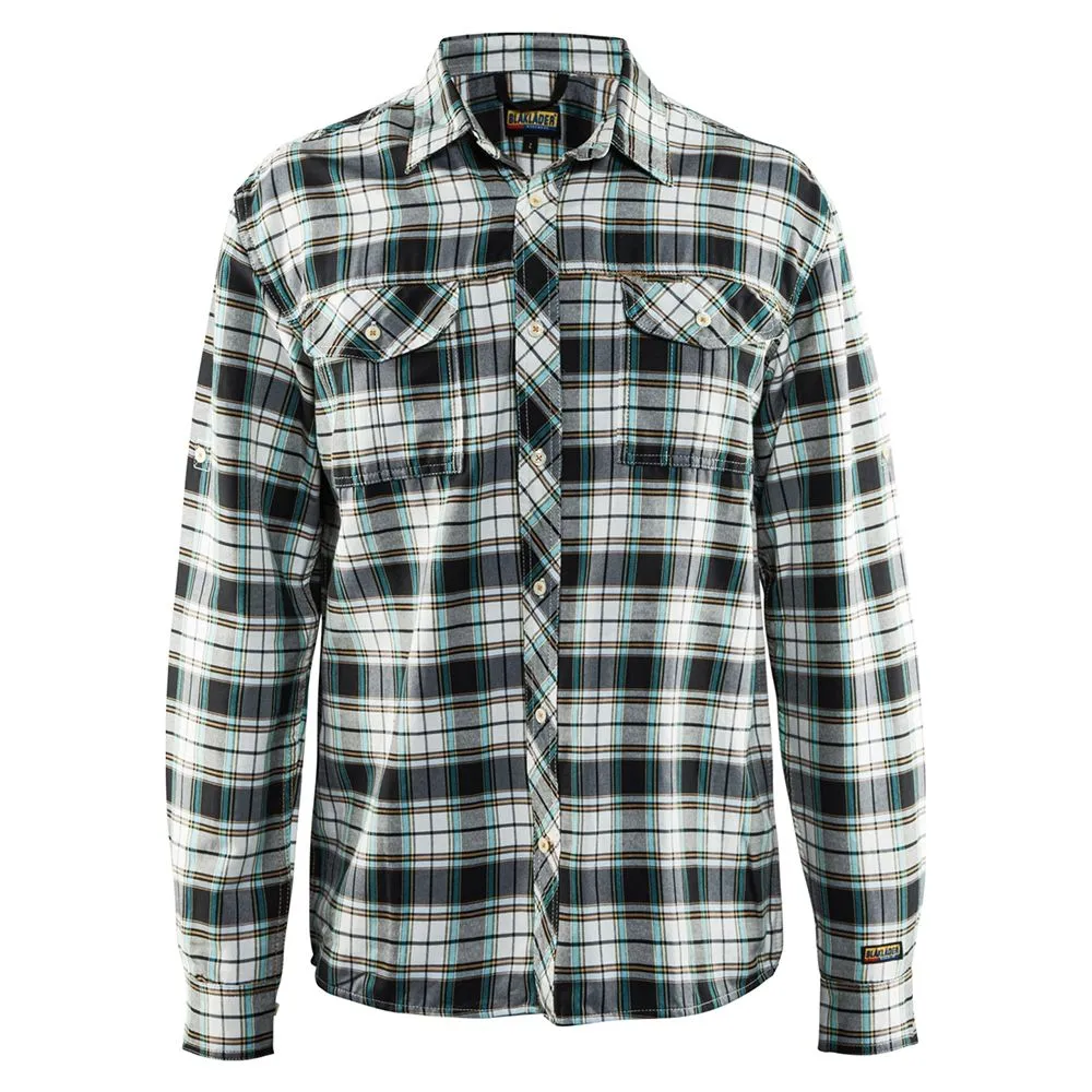 Bl&#xE5;kl&#xE4;der&#x20;3299-1136&#x20;Flannel&#x20;Shirt&#x20;-&#x20;Black&#x2F;White
