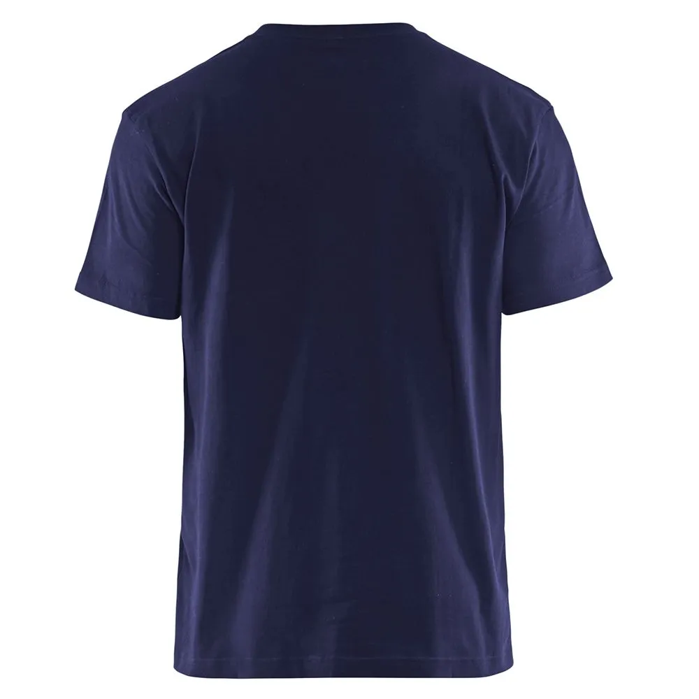 Bl&#xE5;kl&#xE4;der&#x20;3379-1042&#x20;T-Shirt&#x20;Bi-Colour&#x20;-&#x20;Navy&#x2F;High&#x20;Vis&#x20;Yellow