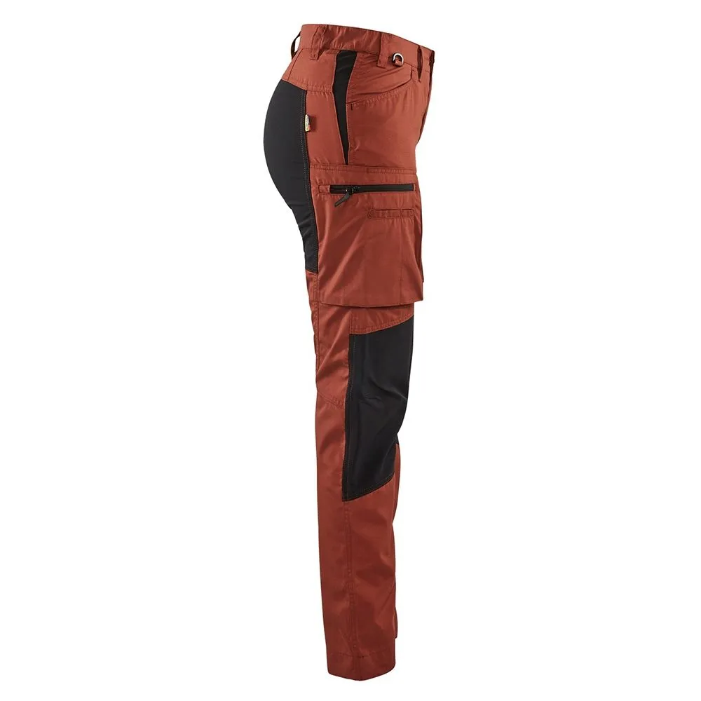Bl&#xE5;kl&#xE4;der&#x20;7159-1845&#x20;Women&#x27;s&#x20;Service&#x20;Trouser&#x20;Stretch&#x20;-&#x20;Burnt&#x20;Red