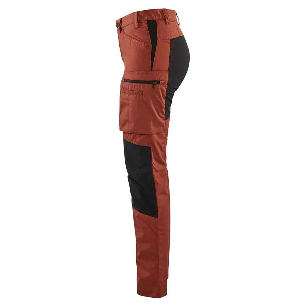 Bl&#xE5;kl&#xE4;der&#x20;7159-1845&#x20;Women&#x27;s&#x20;Service&#x20;Trouser&#x20;Stretch&#x20;-&#x20;Burnt&#x20;Red