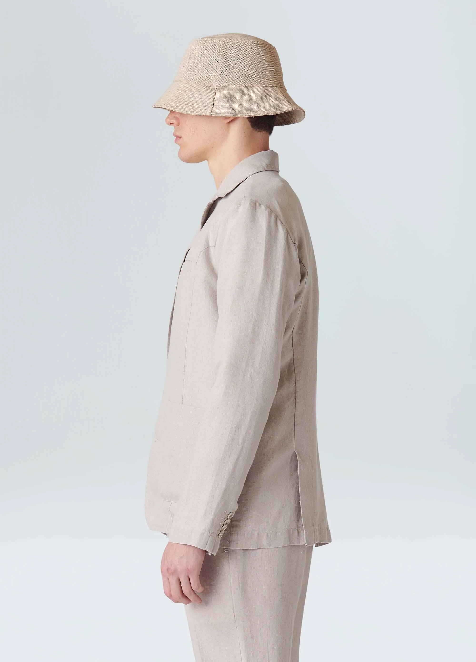 Blazer Linen Classic Natural Osklen