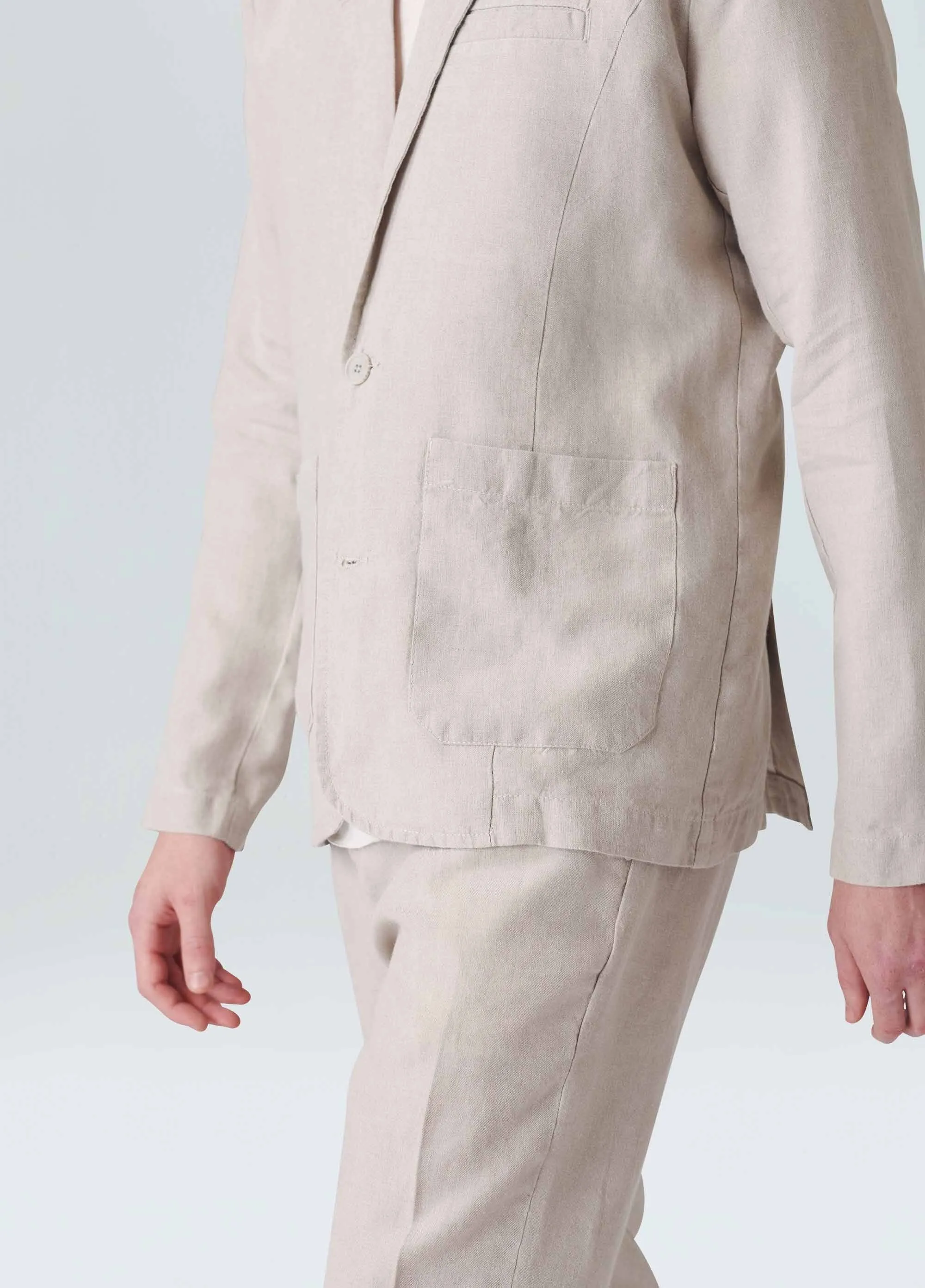 Blazer Linen Classic Natural Osklen