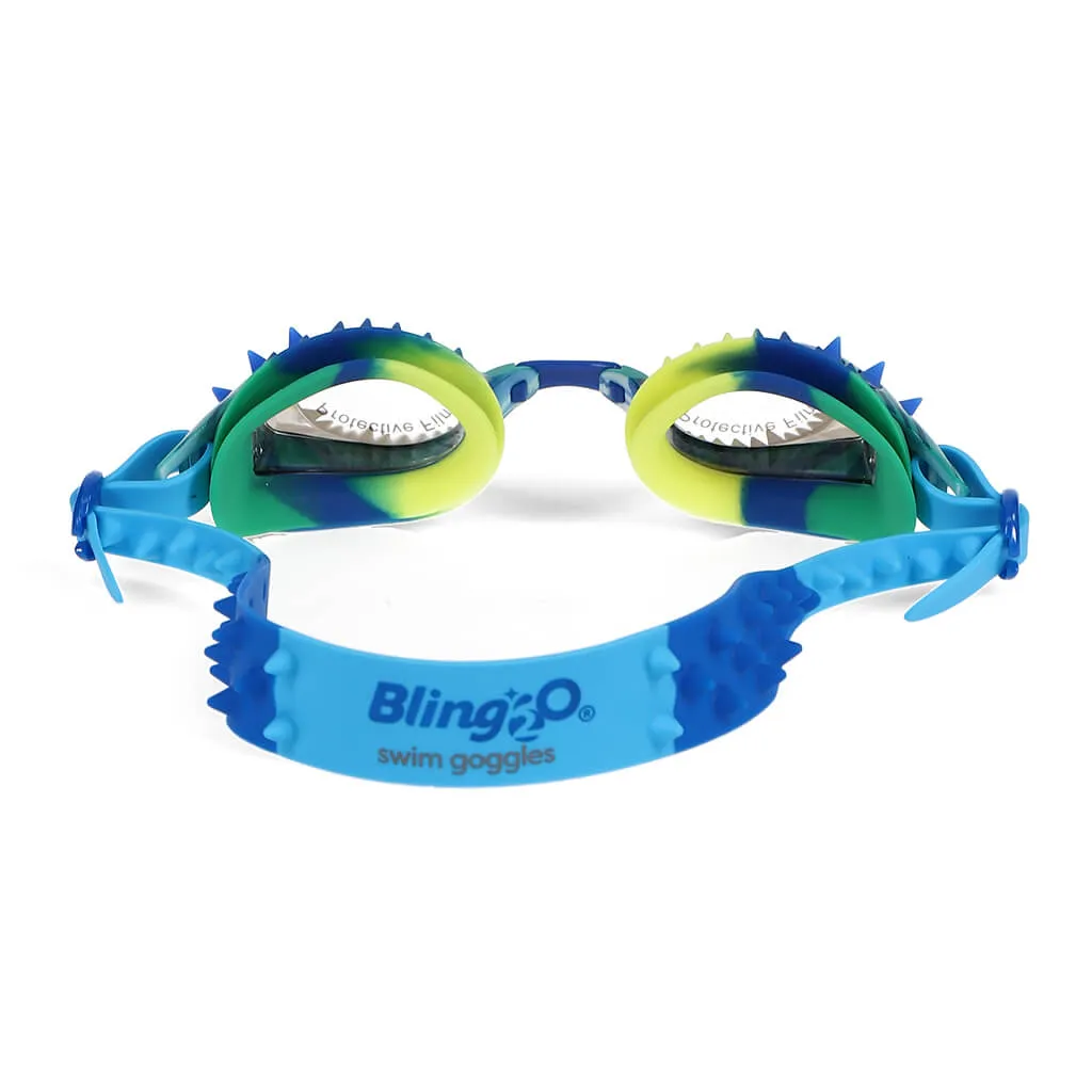 Bling2O Swim Goggles Dino-Mite Blue