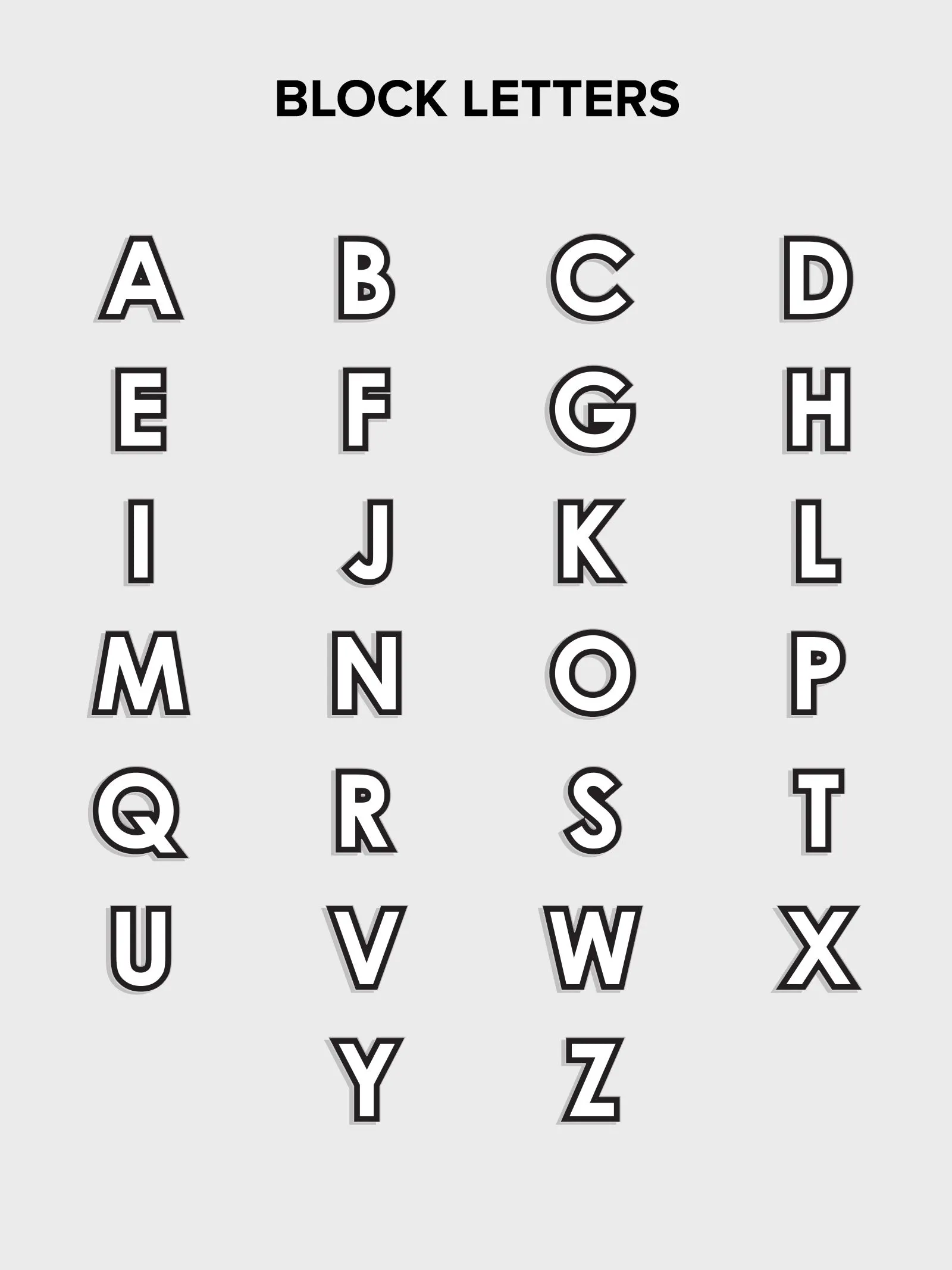 Block Font Mini Custom Hair Brush - Block Font Lavender