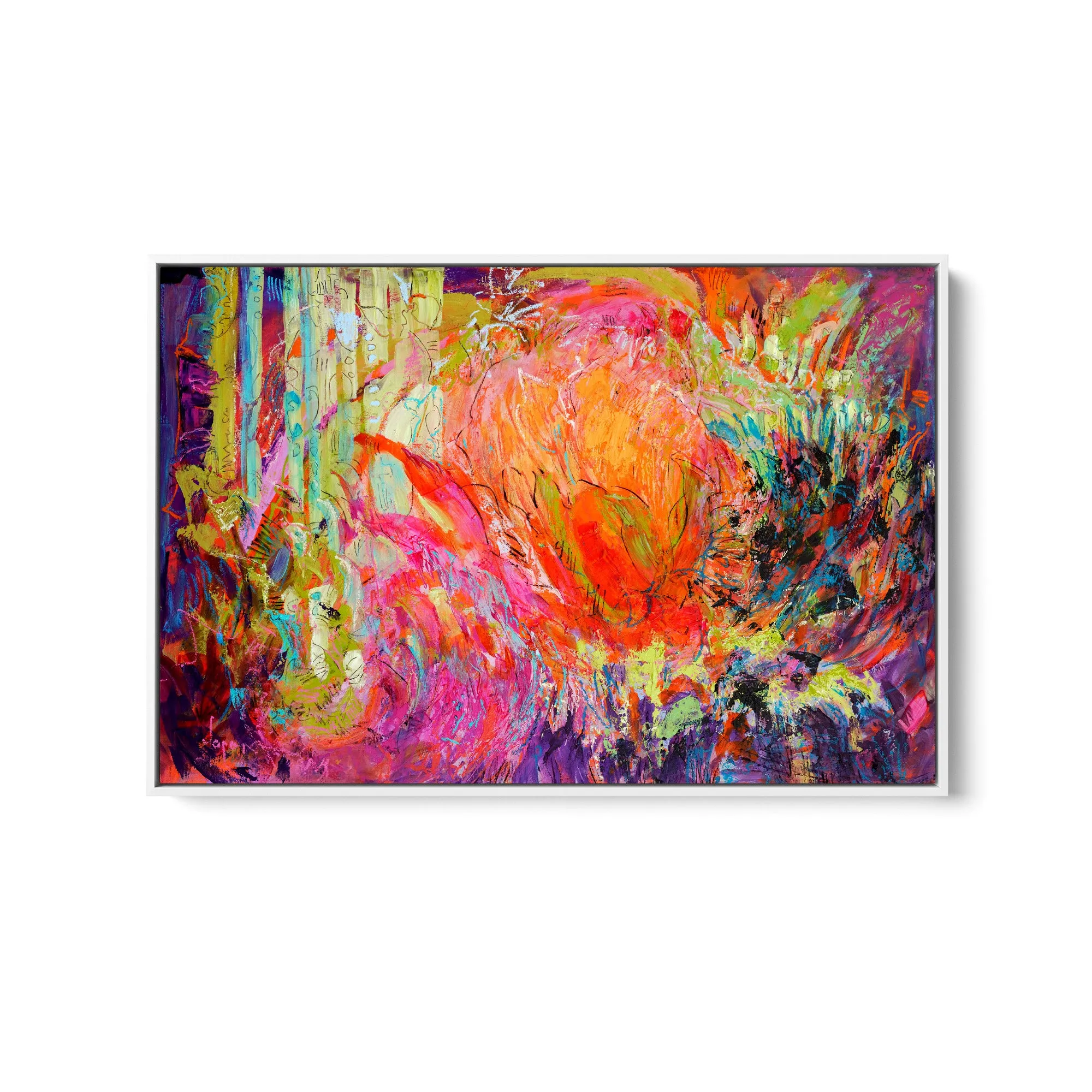 Blossom Joy by Dorothy Fagan  - Stretched Canvas Print or Framed Fine Art Print - Artwork