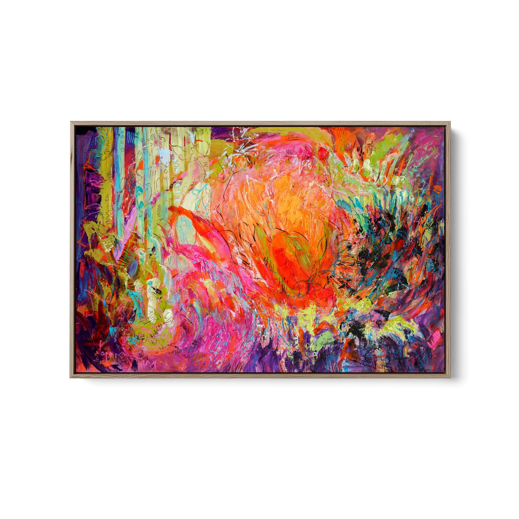 Blossom Joy by Dorothy Fagan  - Stretched Canvas Print or Framed Fine Art Print - Artwork