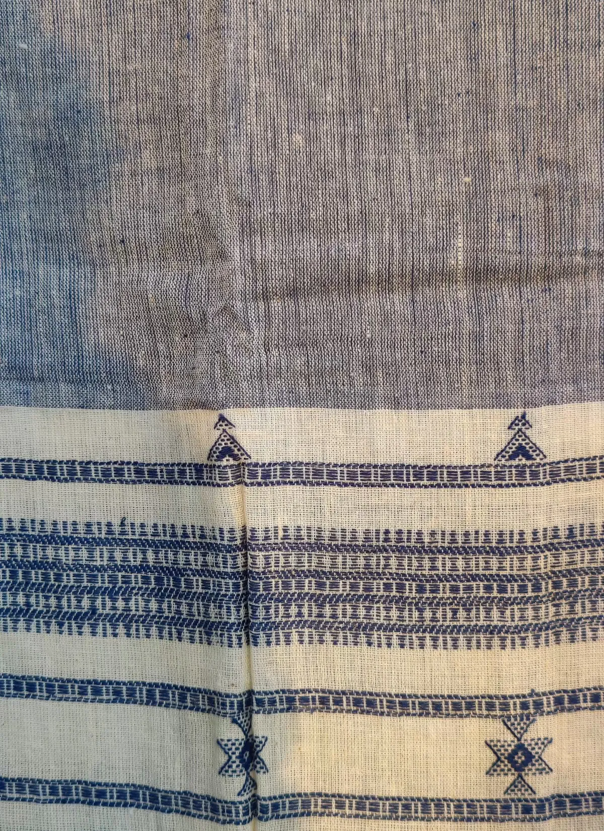 Blue Bhujori Stole