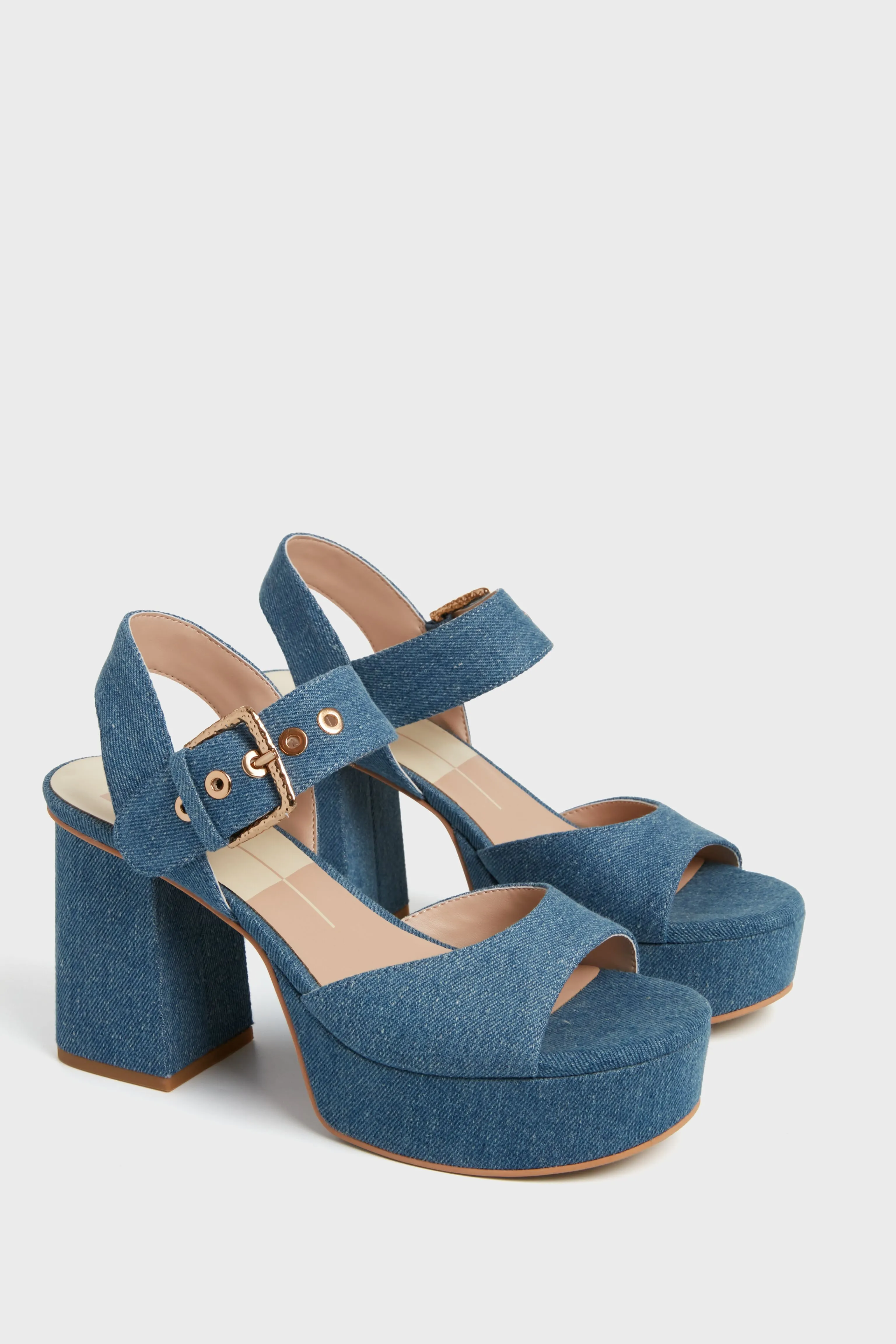Blue Denim Bobby Heels