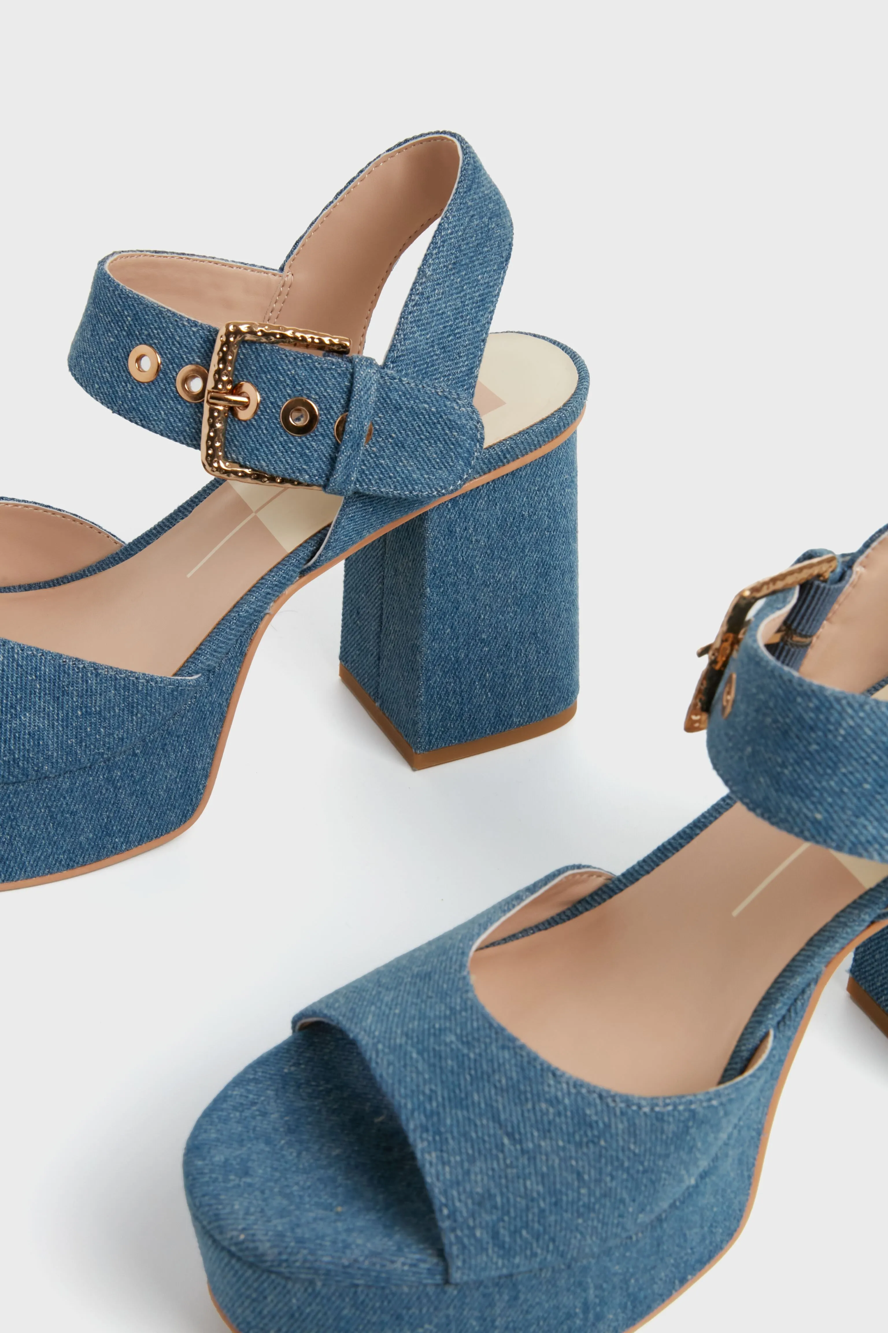 Blue Denim Bobby Heels