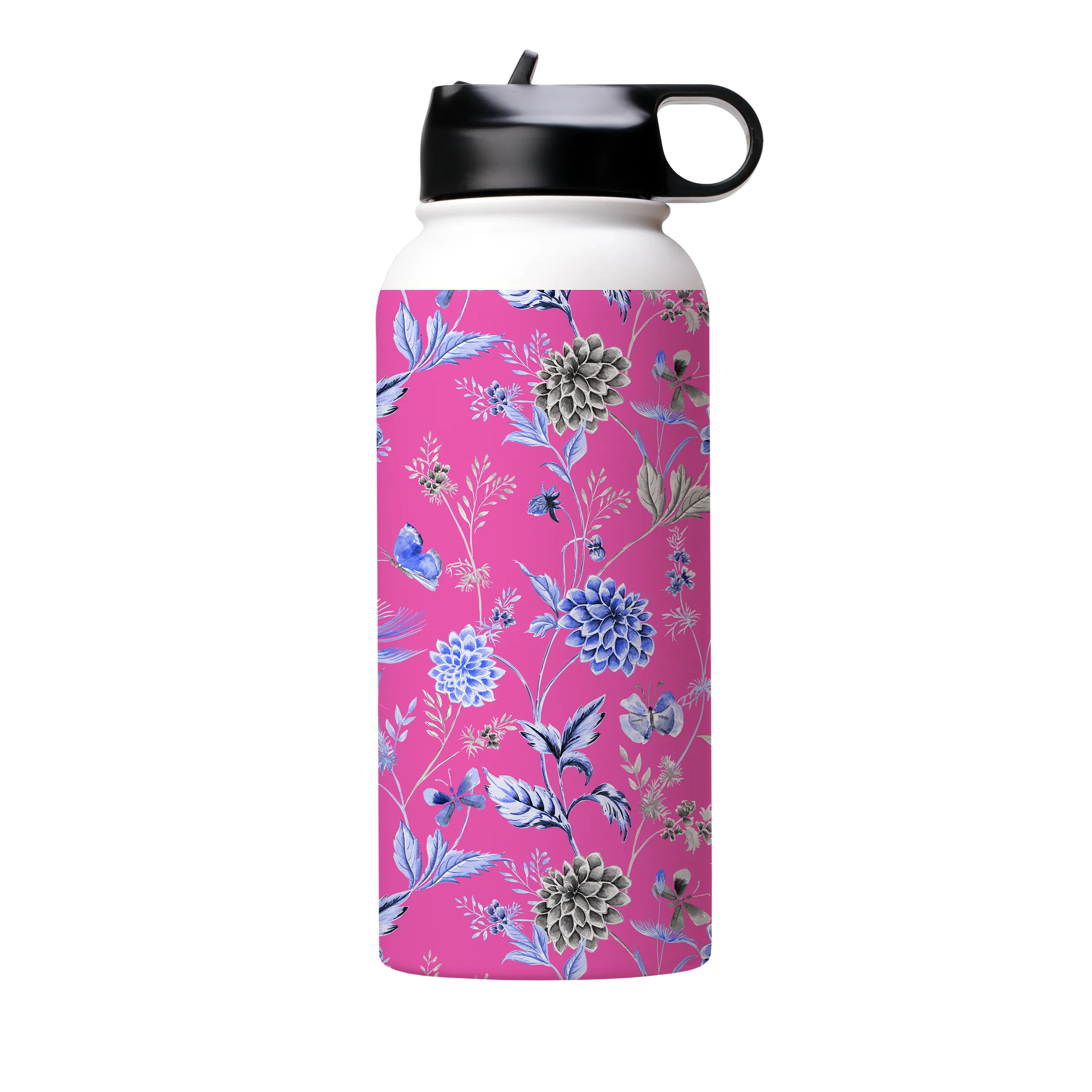 Blue Jam Pink Insulated Stainless Steel Water Bottle