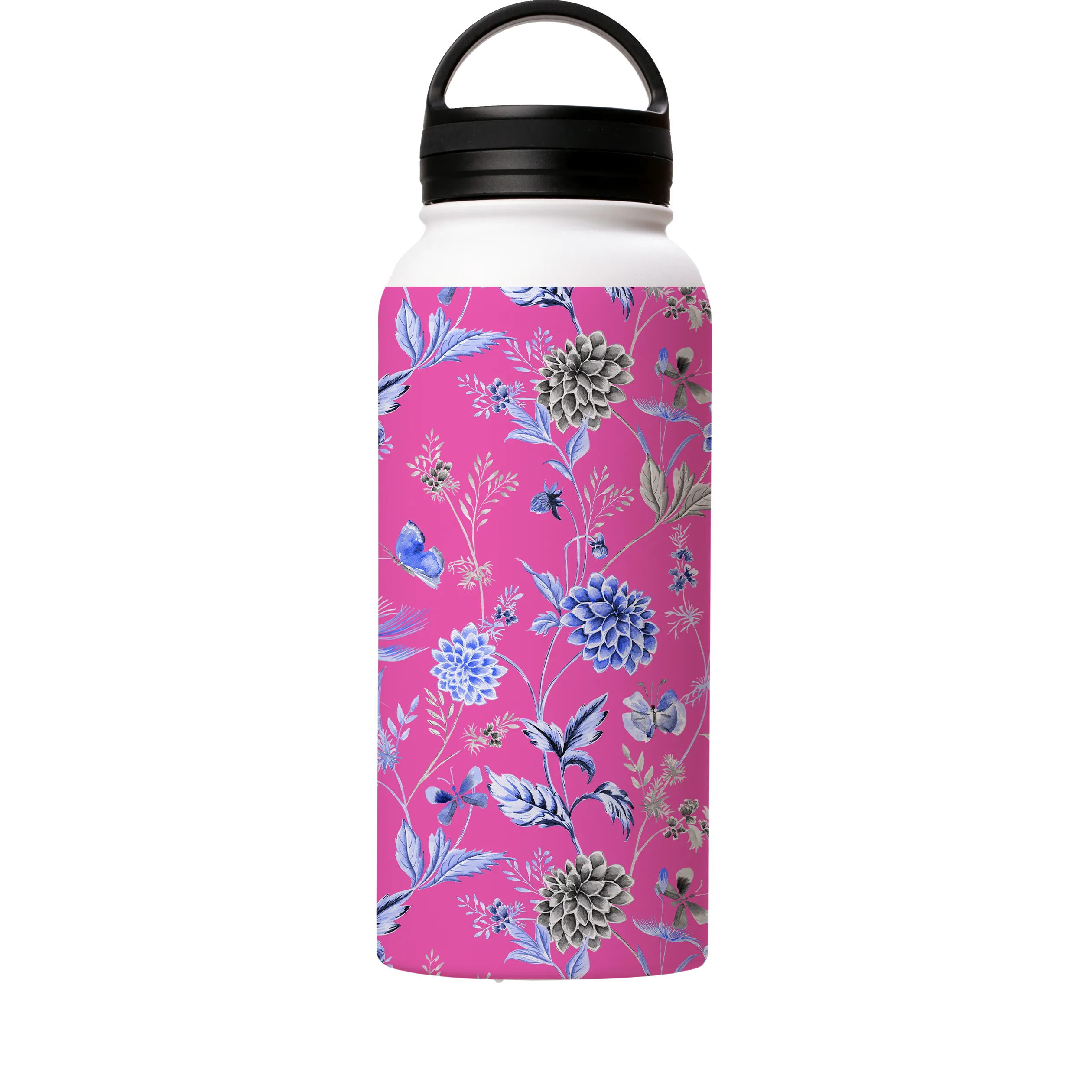 Blue Jam Pink Insulated Stainless Steel Water Bottle