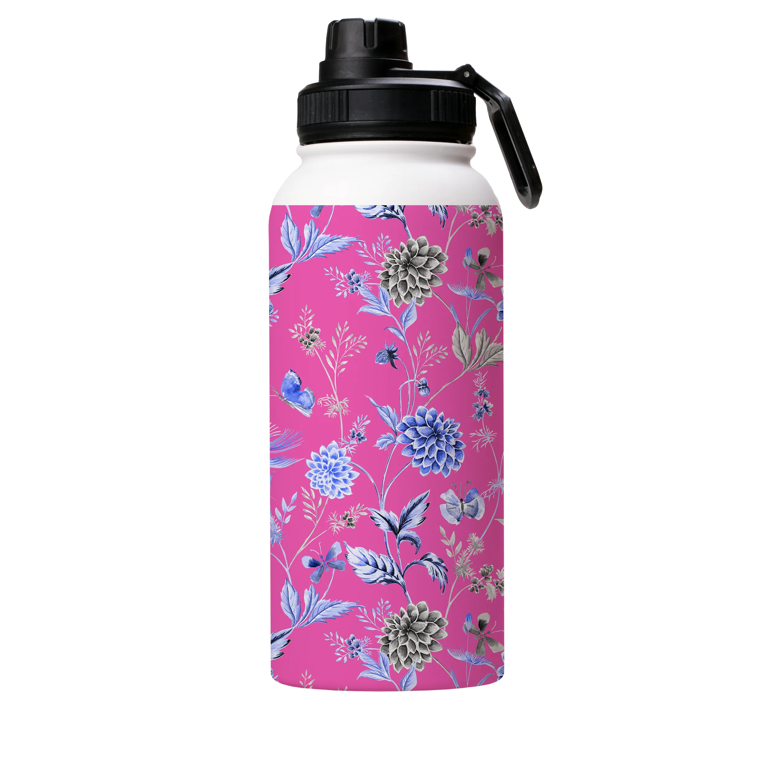 Blue Jam Pink Insulated Stainless Steel Water Bottle
