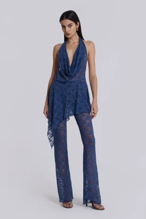 Blue Riva Lace Co-ord Set