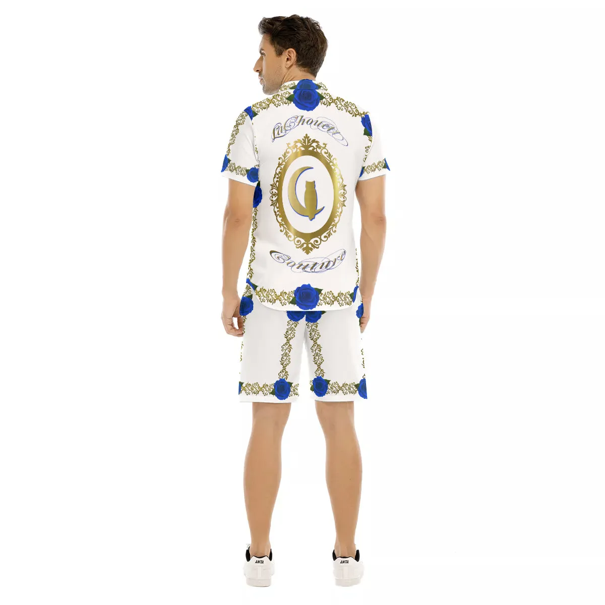 BLUE ROSES LCC Men's Short Sleeve Shirt Sets