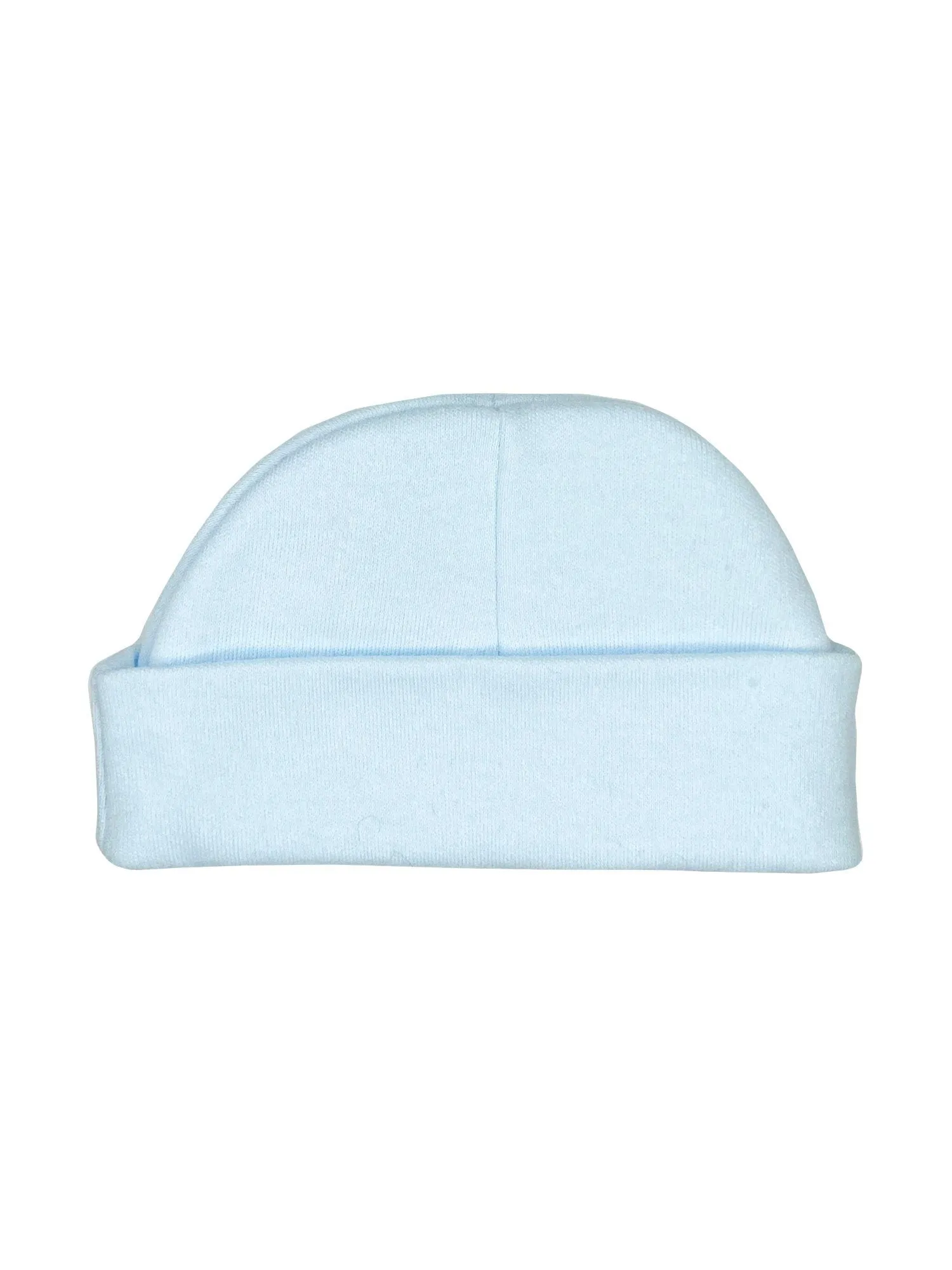 Blue Round Premature Baby Hat
