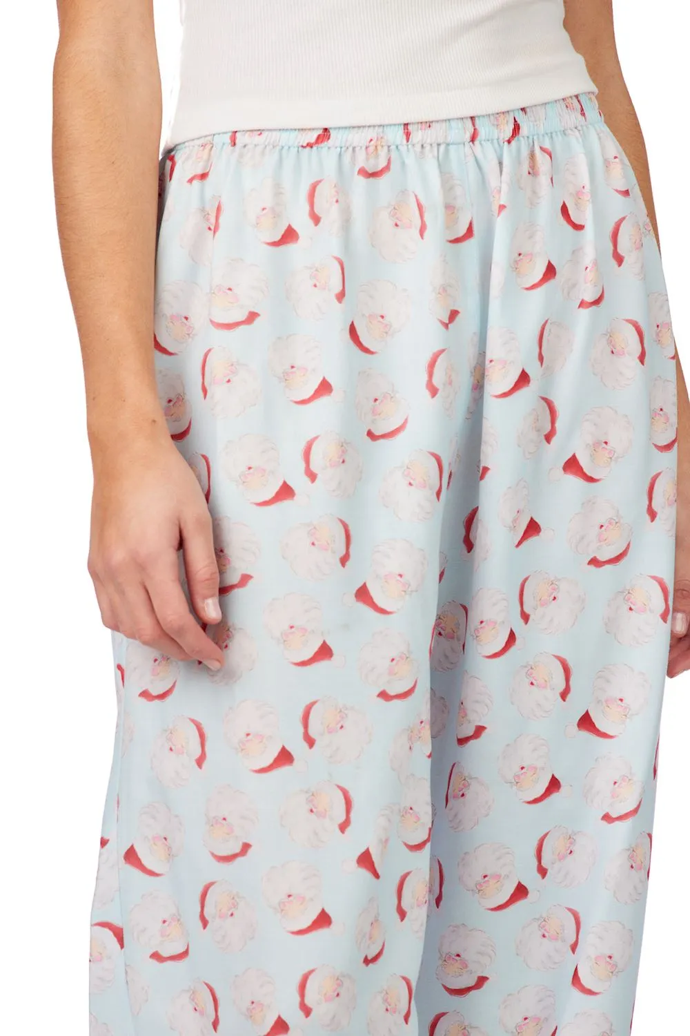 Blue Santa Pajama Pants