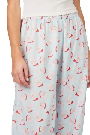 Blue Santa Pajama Pants