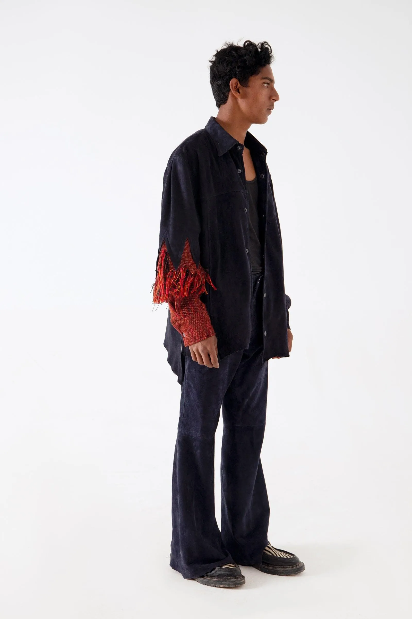 BLUE SUEDE SHIRT