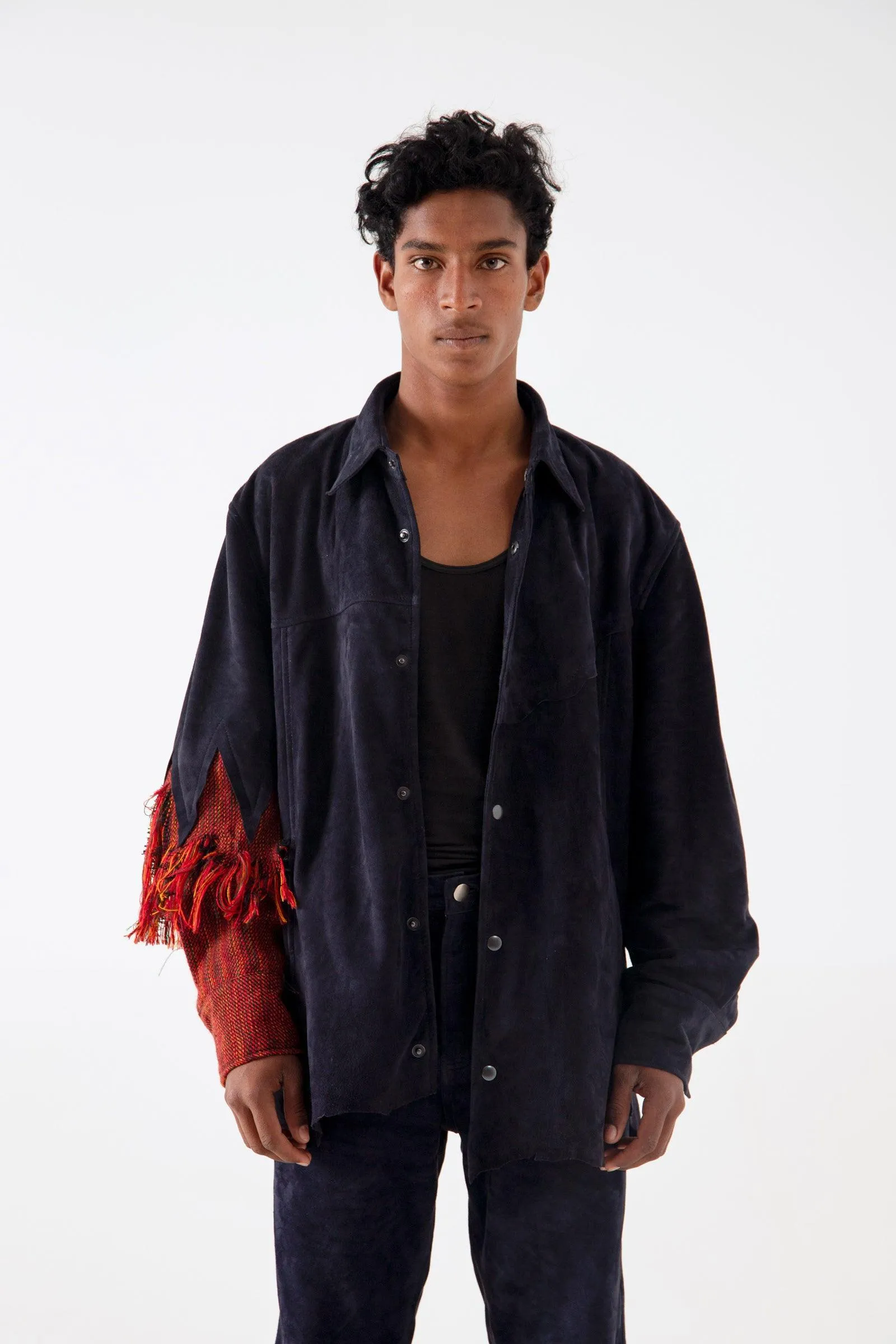 BLUE SUEDE SHIRT