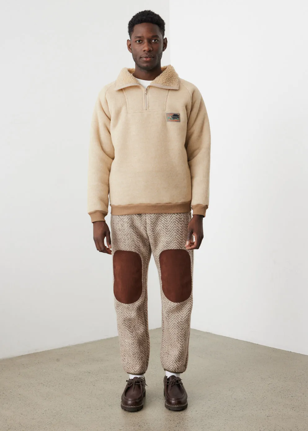 Boa Fleece Zip Alpine Sweatshirt