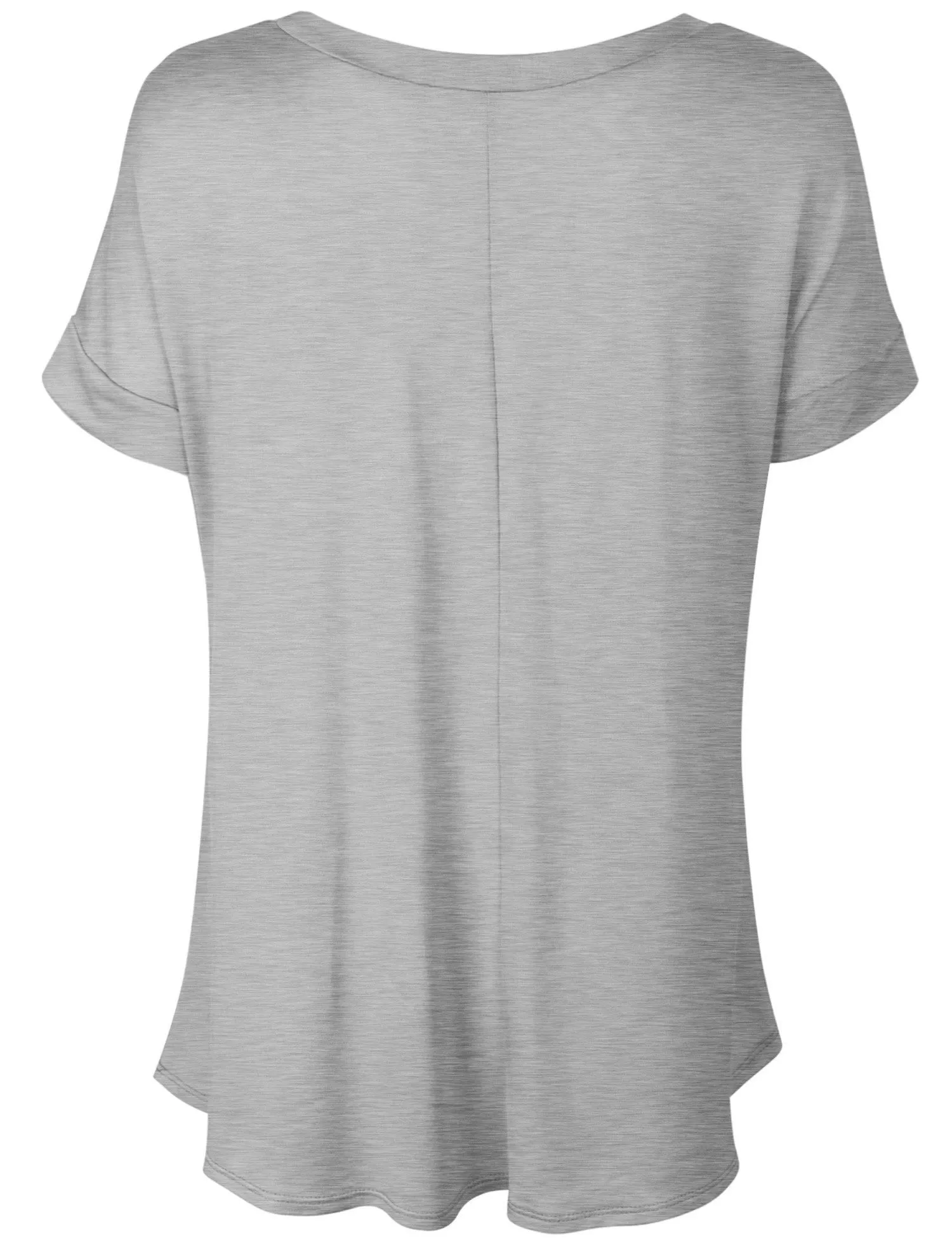 Boat Neck Short Sleeve Flowy Top T-shirts