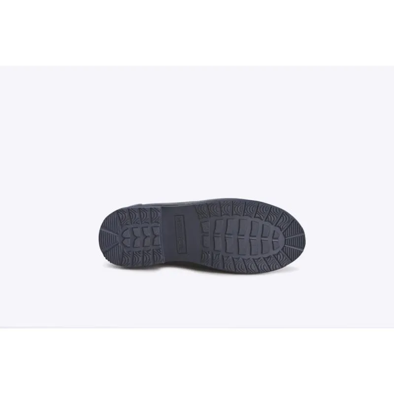 Bobbi Gumboot Enhanced Traction| Oxford Blue Tan