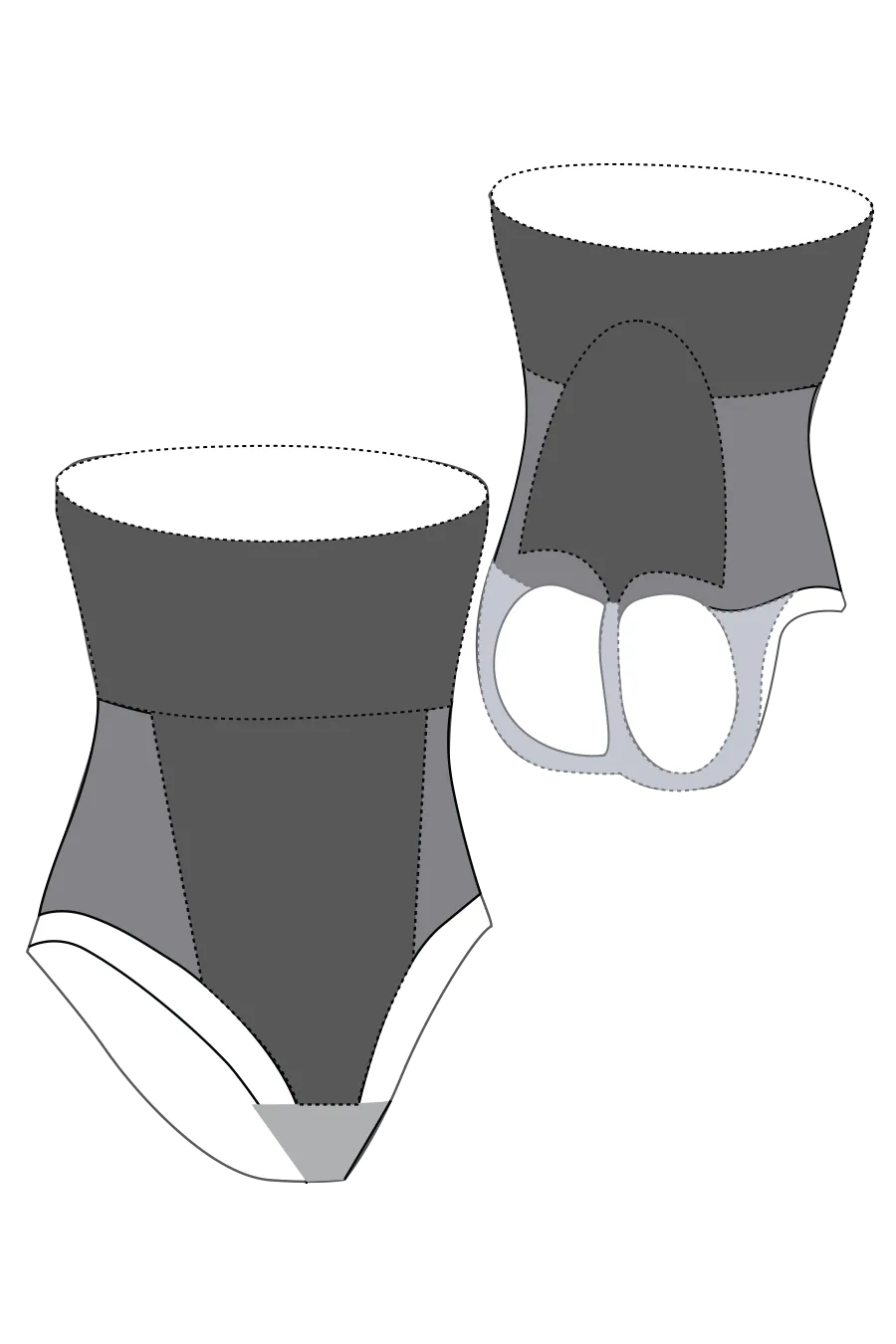 Body Hush Shapewear The Pinup Panty BH1606