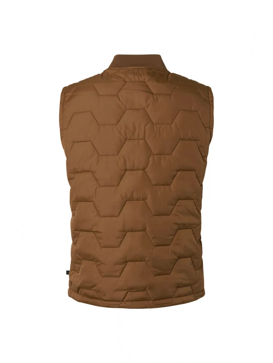 Bodywarmer Hood Padded | Earth