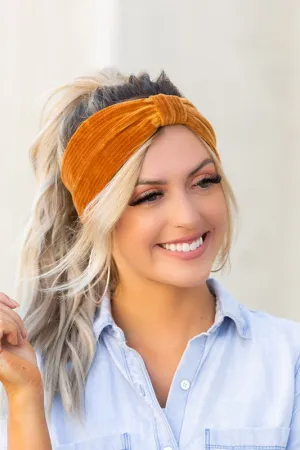 Bohemian Corduroy Headwrap