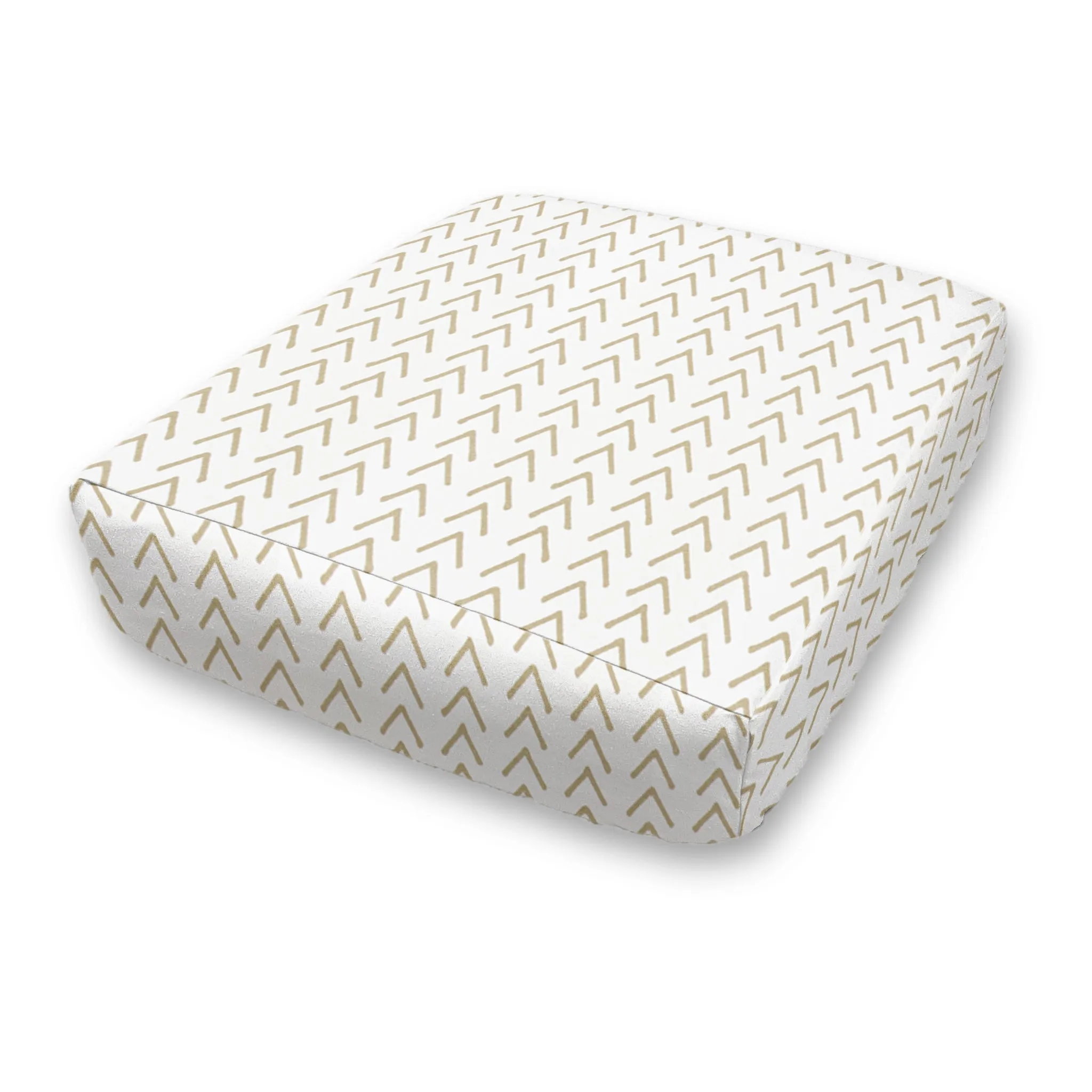 Boho Custom Elastic Fitted Cushion Cover for Indoor Furniture, RV Replacement Covers - Choice of Color