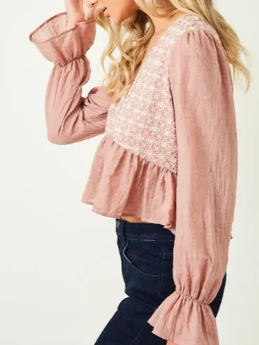 Boho Princess Top | Pink