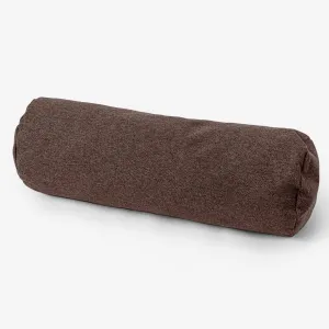 Bolster Throw Pillow Cover 20 x 55cm - Interalli Wool Brown