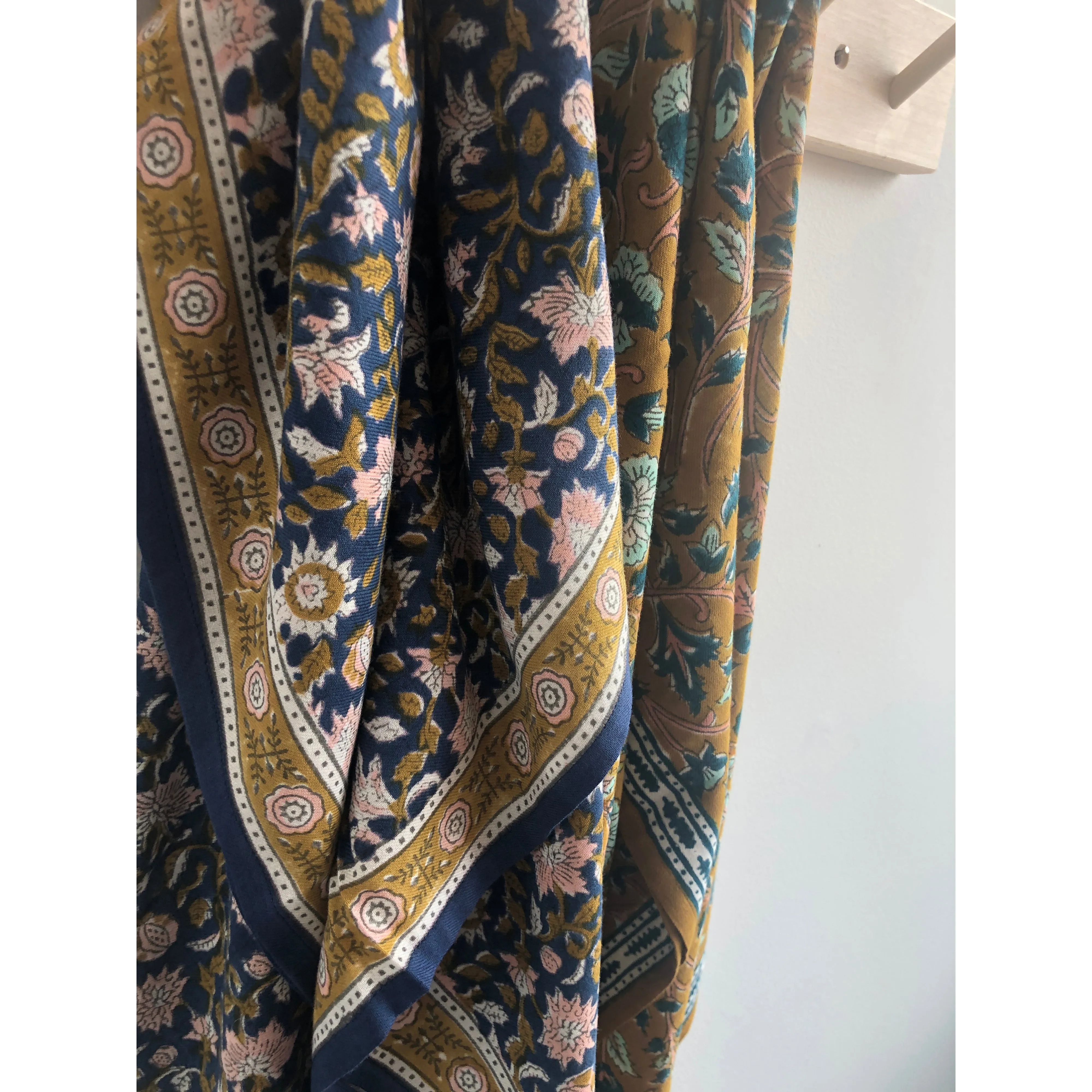 Bonheur du Jour Paris Girl Scarf Indigo Unique