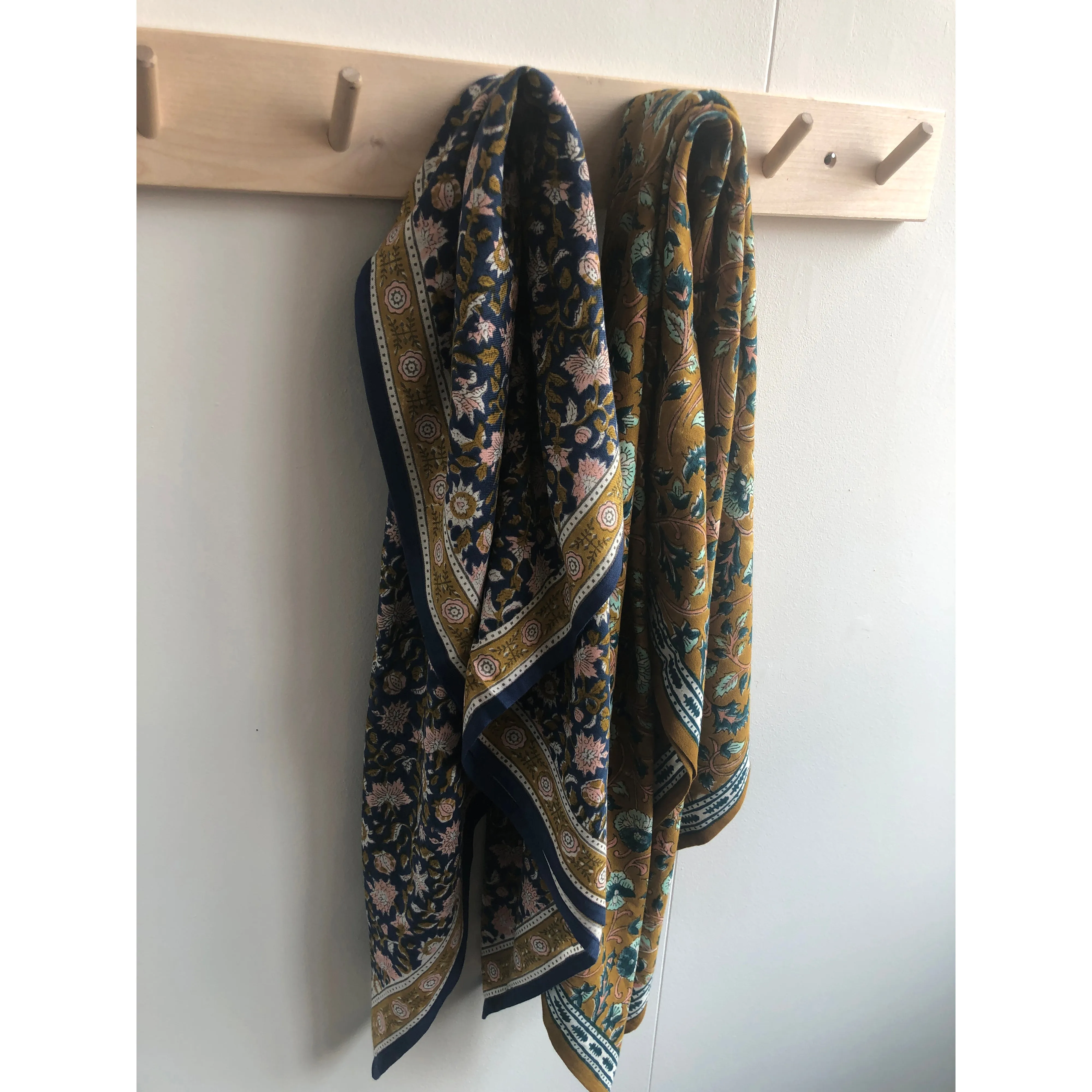 Bonheur du Jour Paris Girl Scarf Indigo Unique