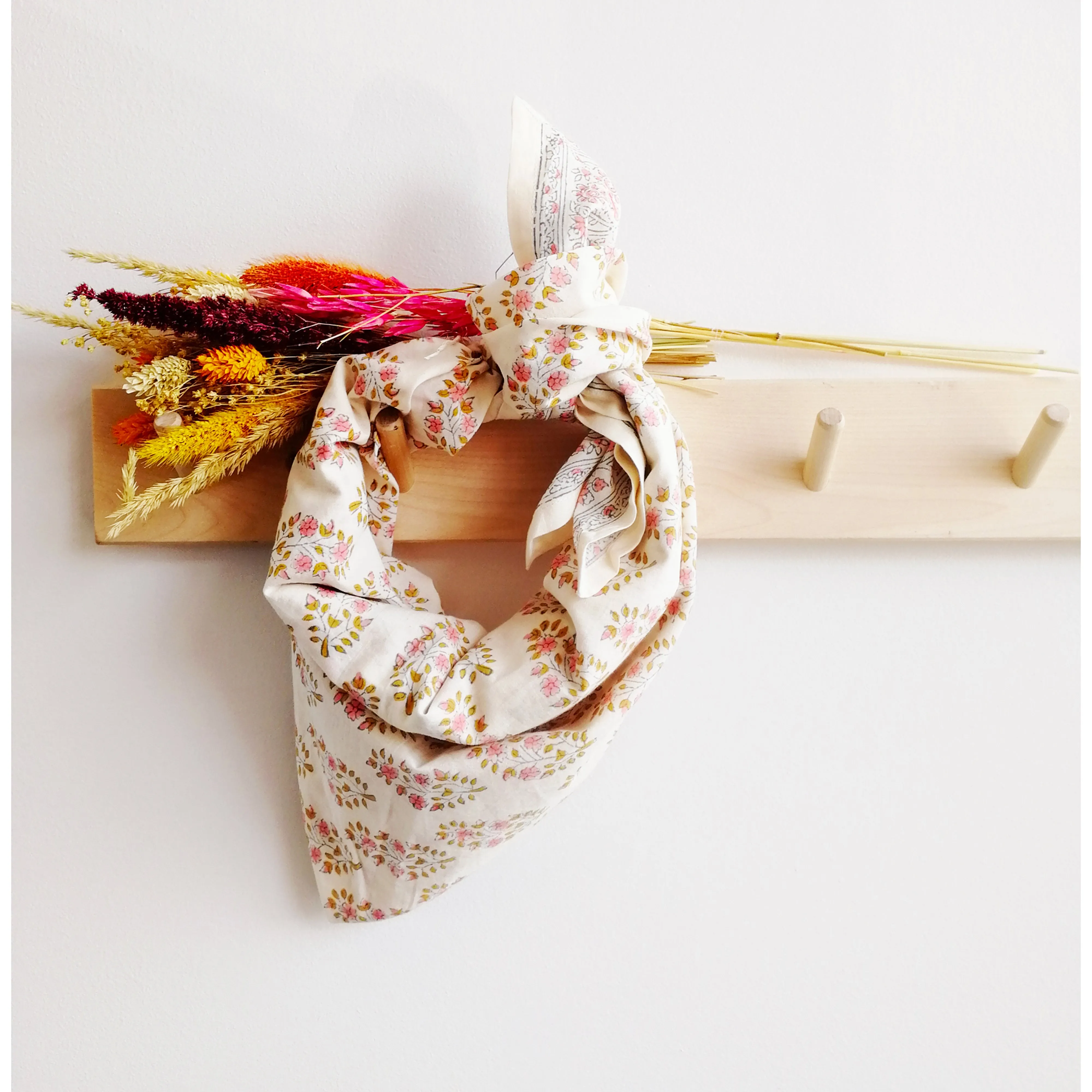 Bonheur du Jour Paris Girl Scarf Rosee Unique